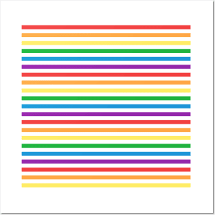 Striped Pride Posters and Art